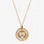 Gold Penn Florentine Crest Necklace