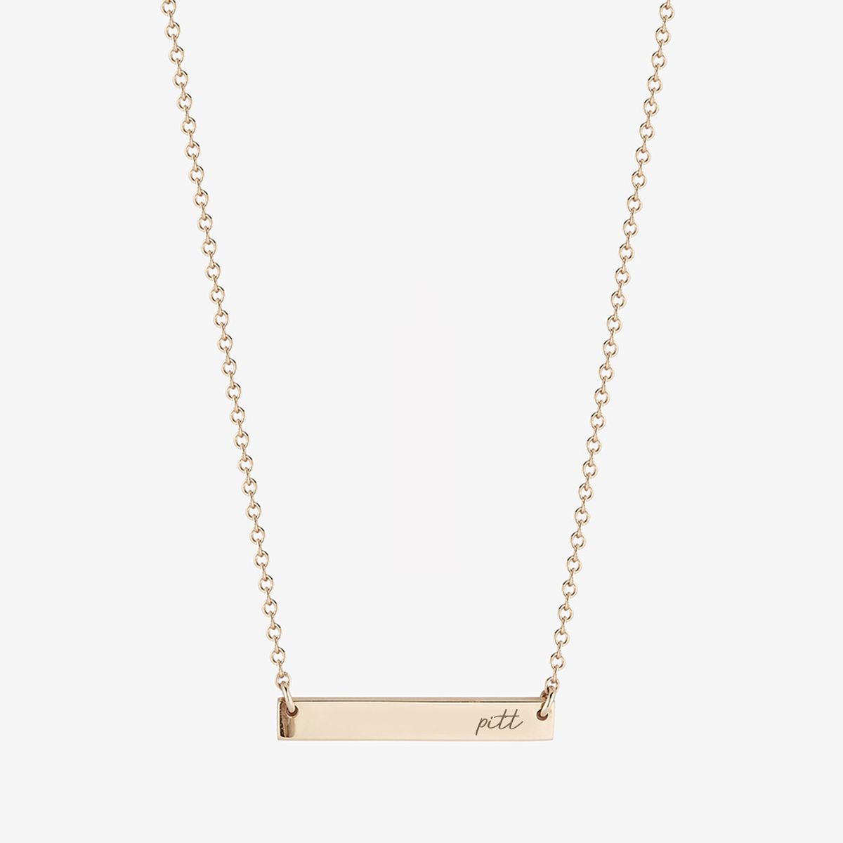 Pitt Horizontal Bar Necklace