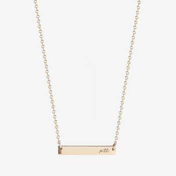 Pitt Horizontal Bar Necklace