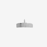 Silver Princeton Nassau Hall Lapel Pin