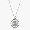 Silver Florentine Crest Necklace Petite