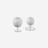 Phillips Academy Silver Organic Cufflinks
