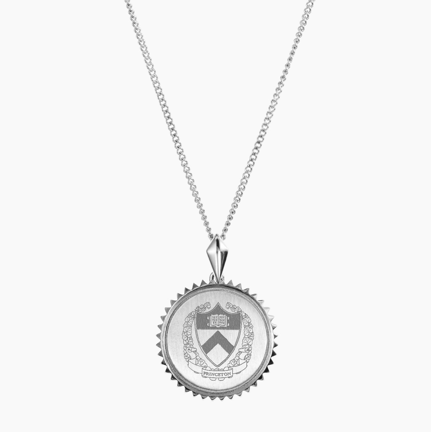 Princeton Sunburst Necklace Sterling Silver
