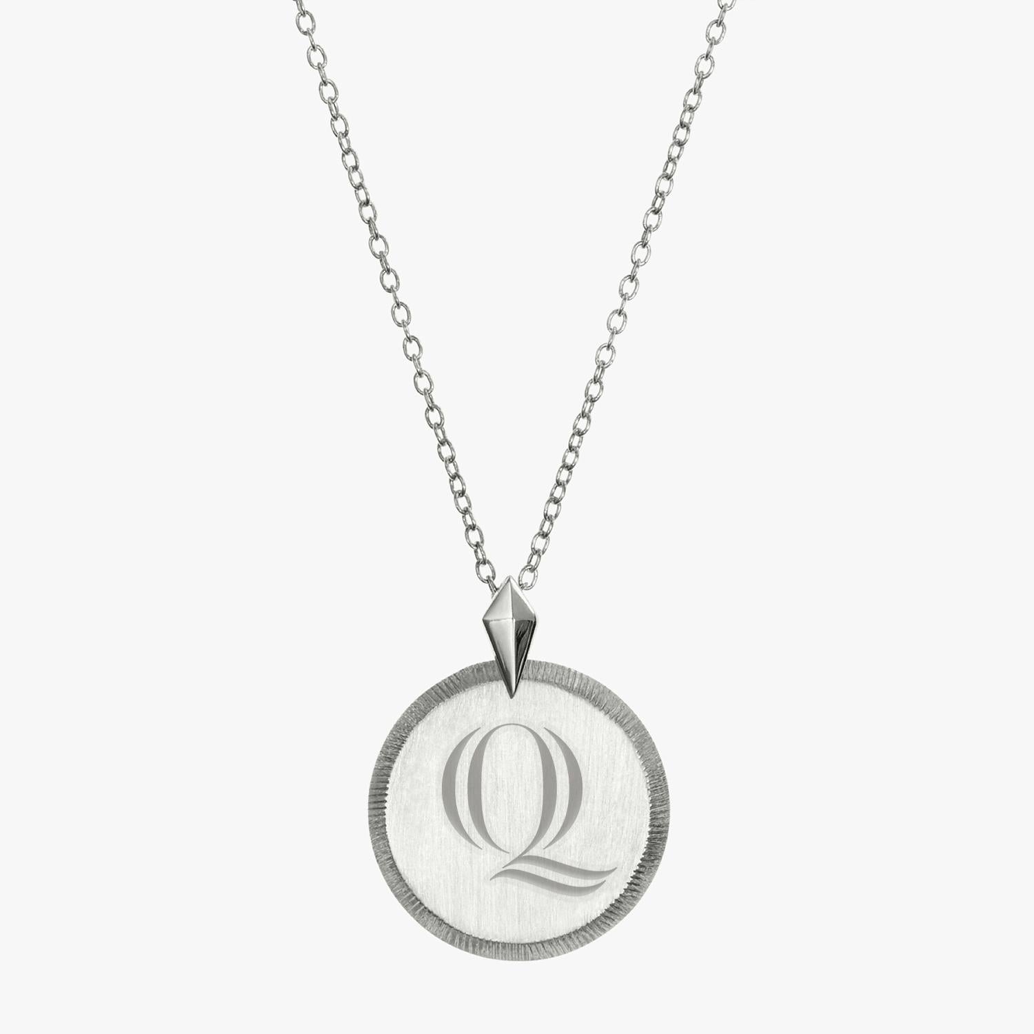 Quinnipiac Florentine Necklace Petite Sterling Silver