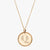 Quinnipiac Florentine Necklace Petite Gold
