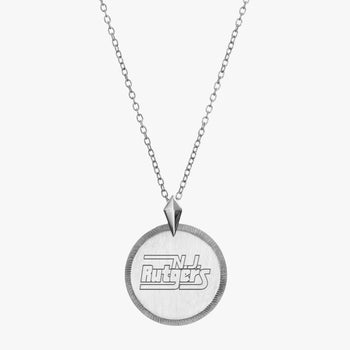 Rutgers Vintage NJ Logo Necklace