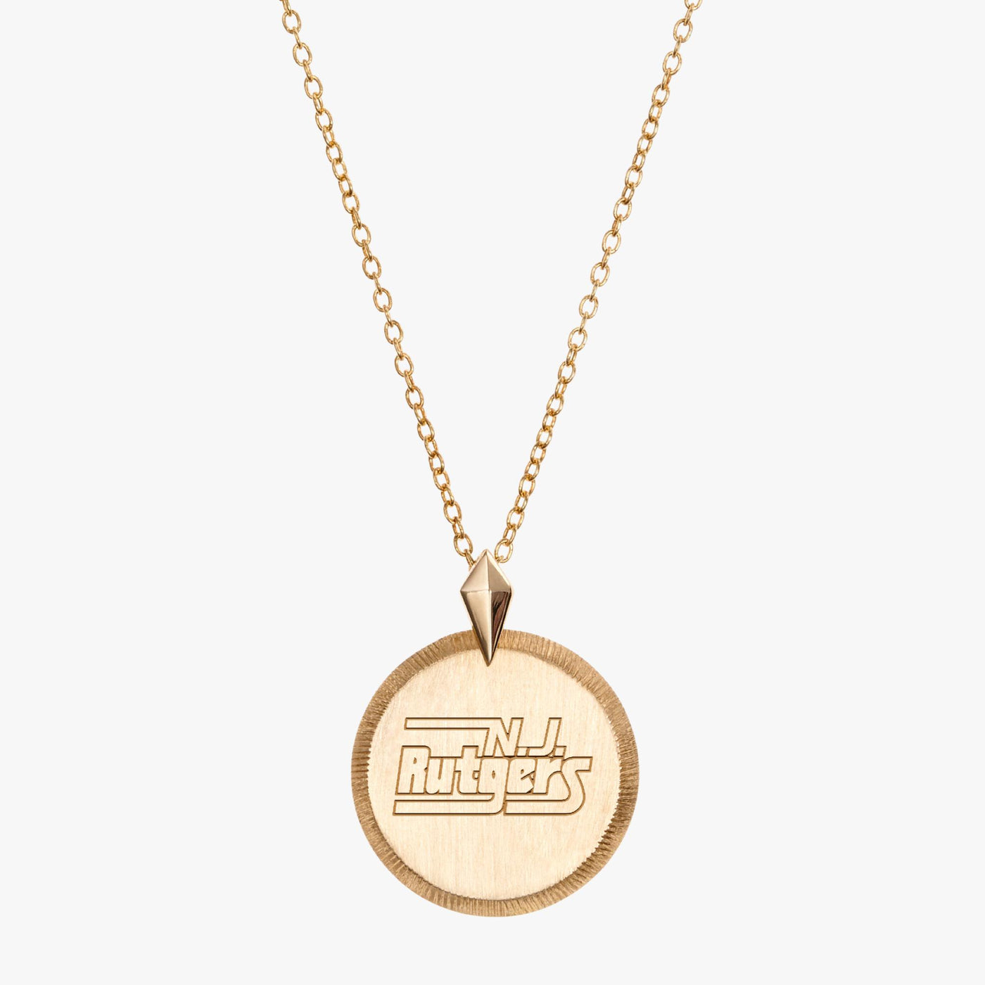 Rutgers Vintage NJ Logo Pendant