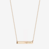 TCU Riff Ram Horizontal Bar Necklace