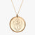 Gold Sigma Delta Tau Florentine Necklace