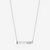 Sigma Delta Tau Horizontal Bar Necklace in Sterling Silver