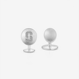 Silver Stanford Organic S Cufflinks