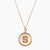 Gold Syracuse Sunburst S Necklace