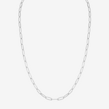 Silver Large Link Chain Choker