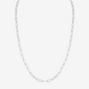 Silver Large Link Chain Choker