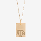 Texas A&M Rectangle Pendant