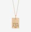 Texas A&M Rectangle Pendant