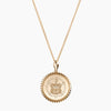Gold Trinity Sunburst Necklace
