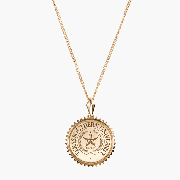 Texas Southern Sunburst Necklace Gold