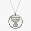 Silver Texas Tech Florentine Necklace