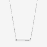 UGA Dawgs Horizontal Bar Necklace