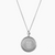 UGA Sunburst Crest Necklace Silver