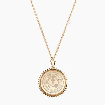 Miami of Ohio Sunburst Necklace Gold