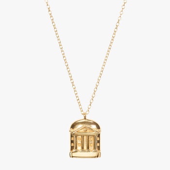 Gold UVA Rotunda Necklace