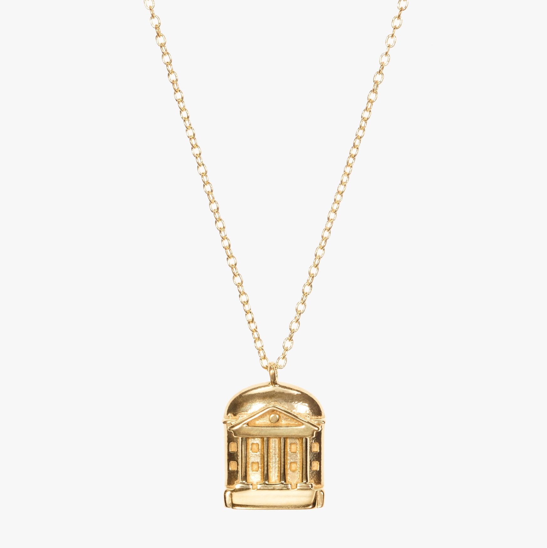 Gold UVA Rotunda Necklace