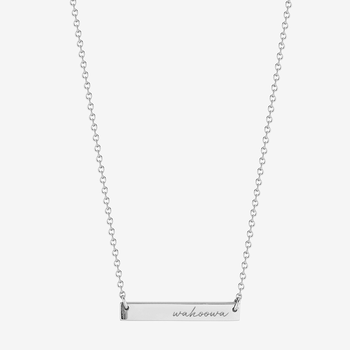 UVA Wahoowa Horizontal Bar Necklace