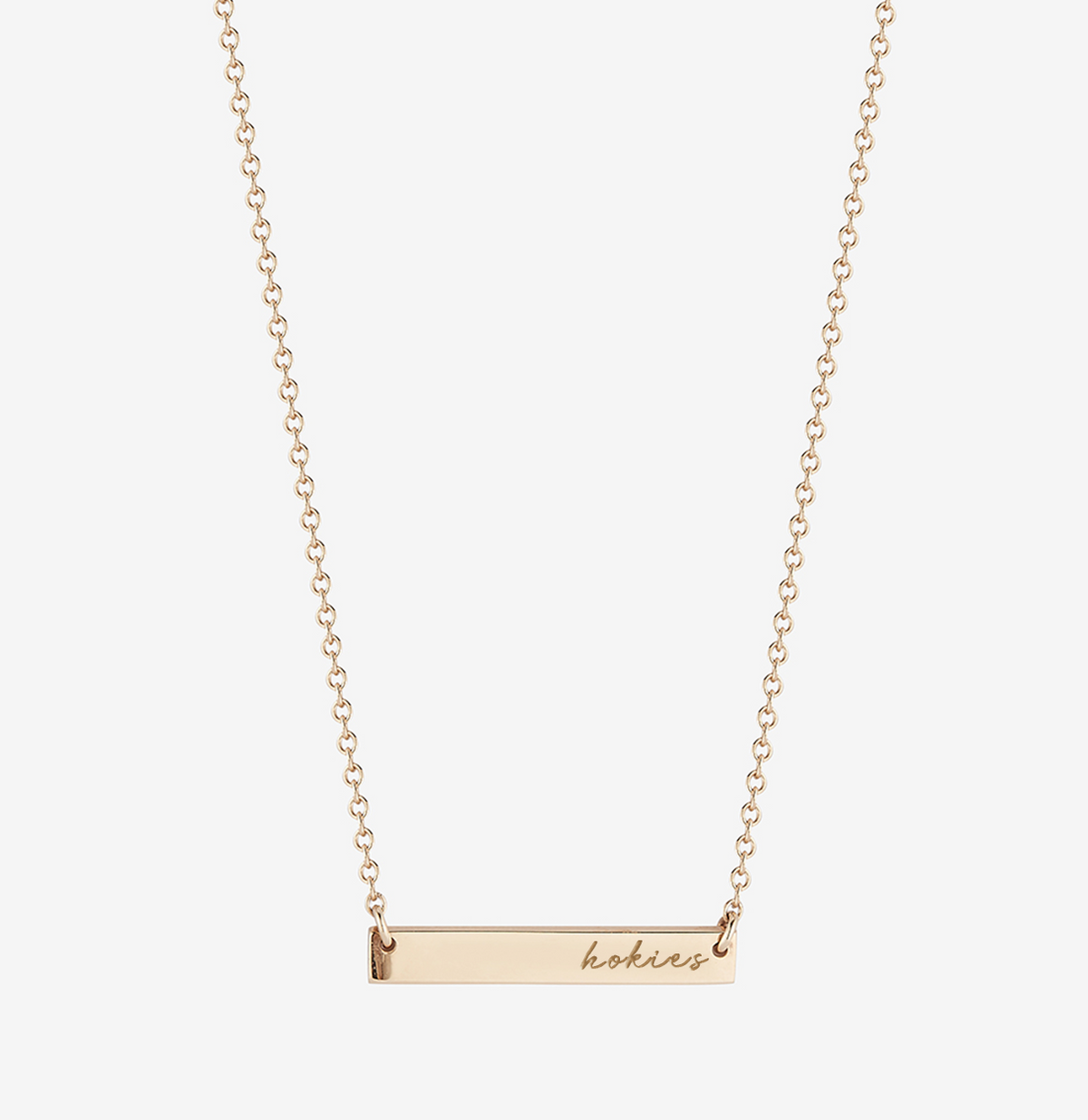 Virginia Tech Hokies Horizontal Bar Necklace