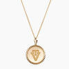 Virginia Tech Vintage Sunburst Pendant