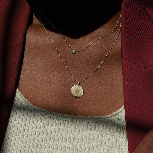 Virginia Tech 7-Point Diamond Necklace