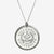 Silver Villanova Florentine Crest Necklace Large