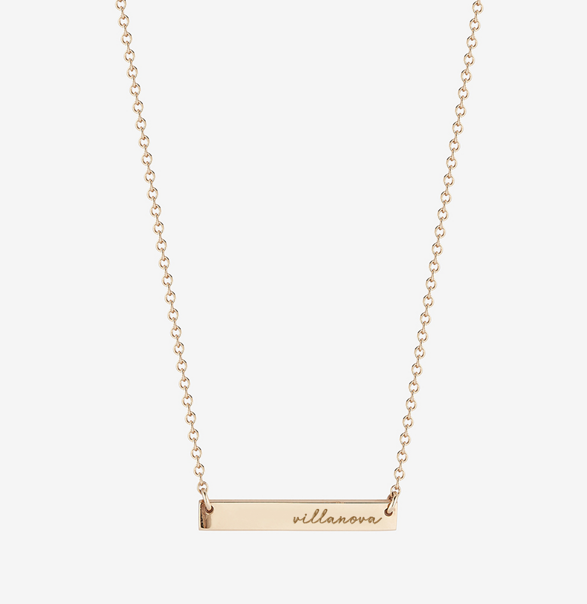 Villanova Horizontal Bar Necklace