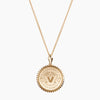 Gold Vanderbilt Sunburst V Necklace