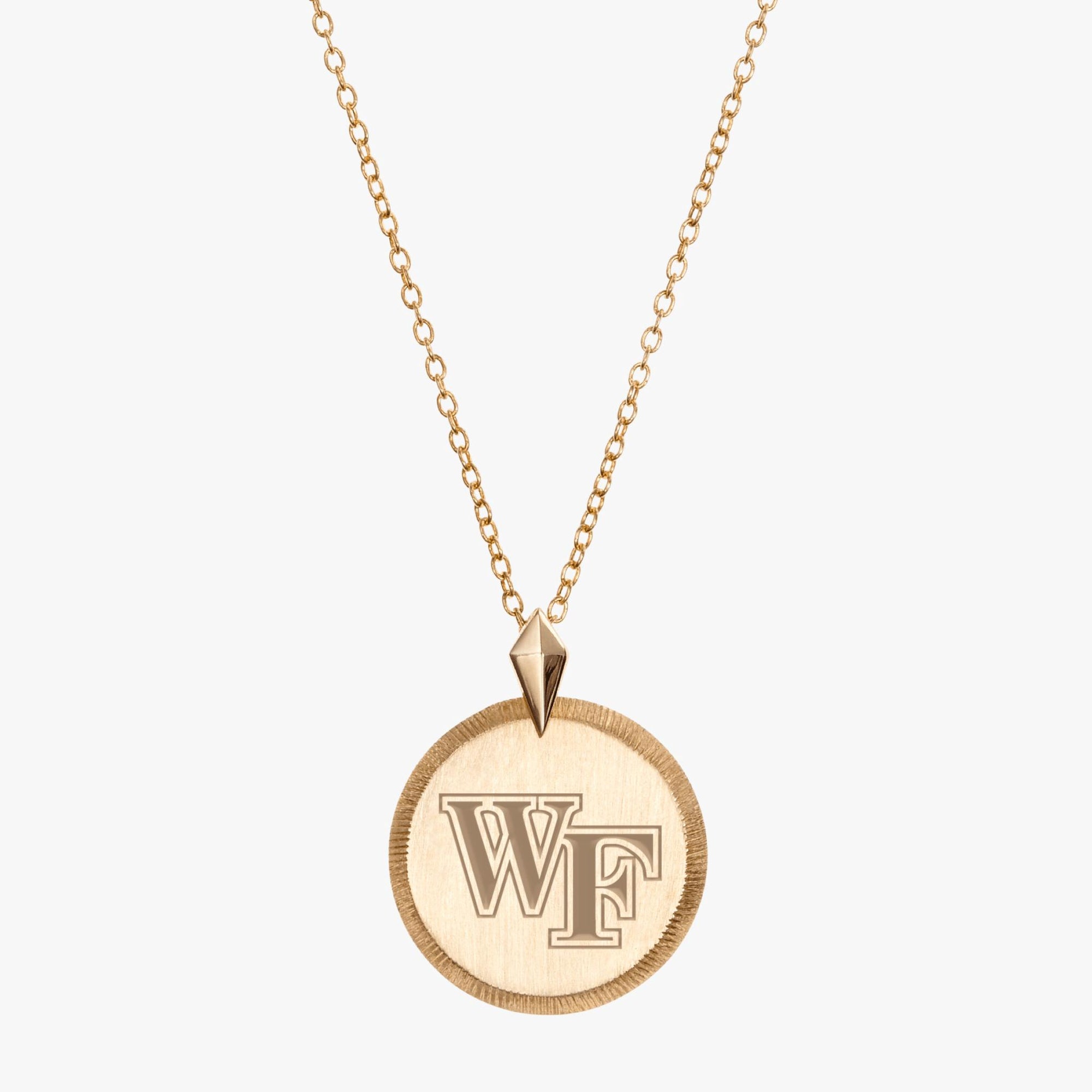 Wake Forest Florentine Necklace Petite Gold