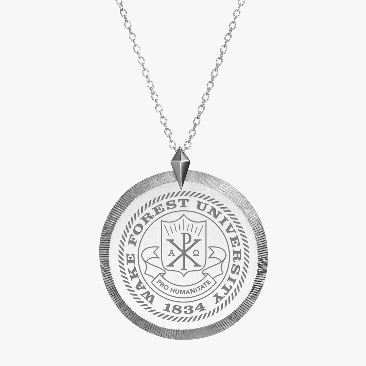 Wake Forest Seal Florentine Pendant