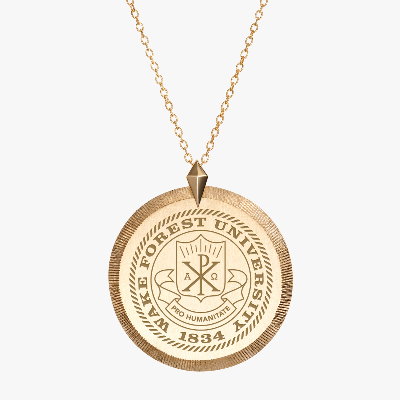 Wake Forest Seal Florentine Pendant