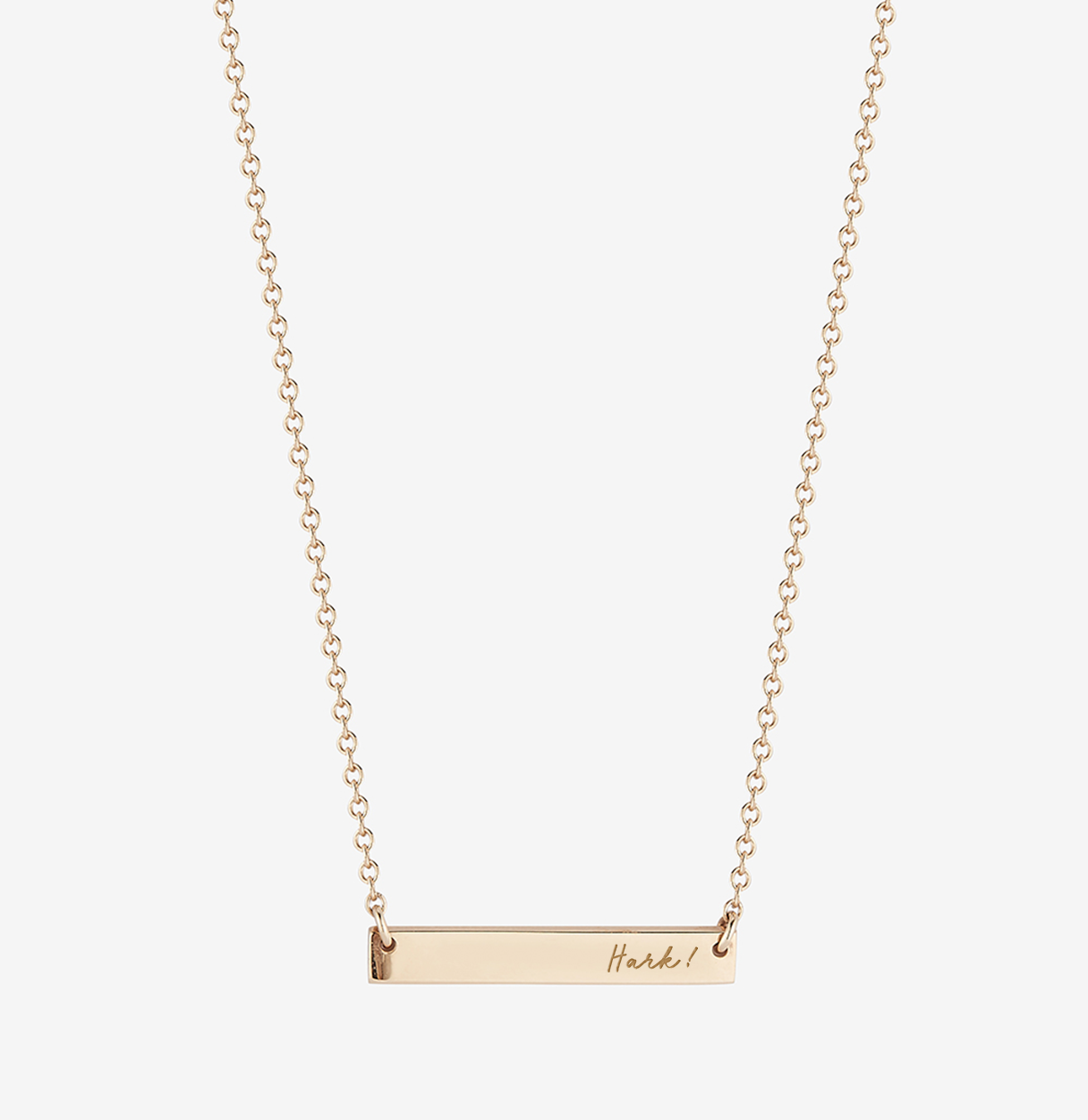 William & Mary Hark! Horizontal Bar Necklace