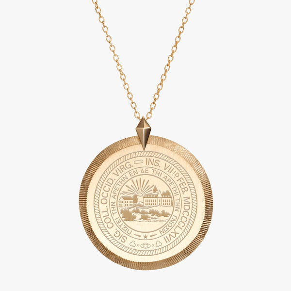 West Virginia Florentine Necklace Gold