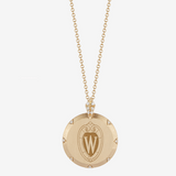 Wisconsin 7-Point Diamond Pendant