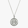 Silver Yale Sunburst Crest Necklace