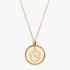 Gold Zeta Tau Alpha Florentine Necklace Petite