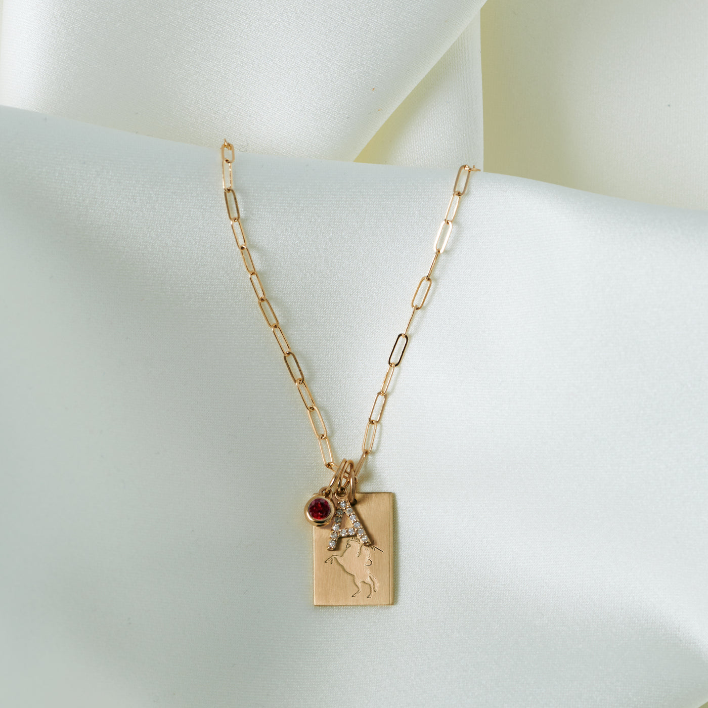 FSU Statue Rectangle Pendant