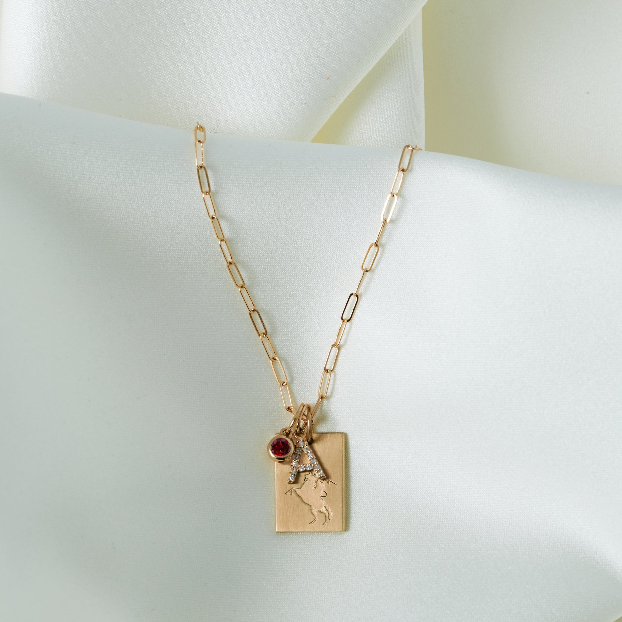 FSU Statue Rectangle Pendant