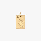 FSU Statue Rectangle Pendant