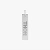 Penn State Thon Vertical Bar Necklace Pendant Sterling Silver